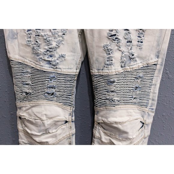 Odd Culture Jeans Skinny Moto Jeans, Size 38x34 - Picture 5 of 12